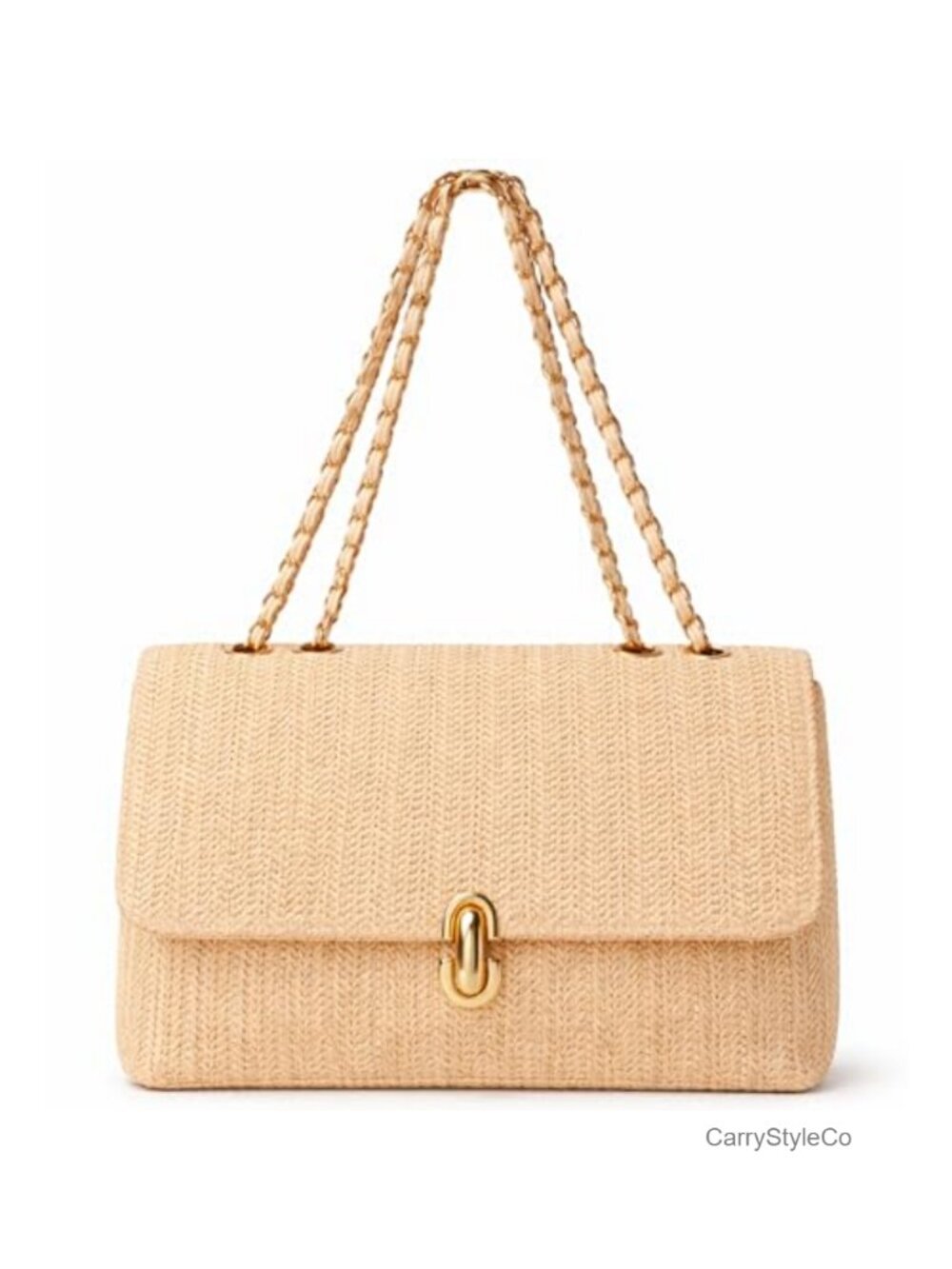 Straw Woven Small Crossbody Bag Adjustable Strap Summer Clutch